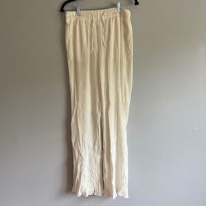 Abercrombie White Flowy Pants